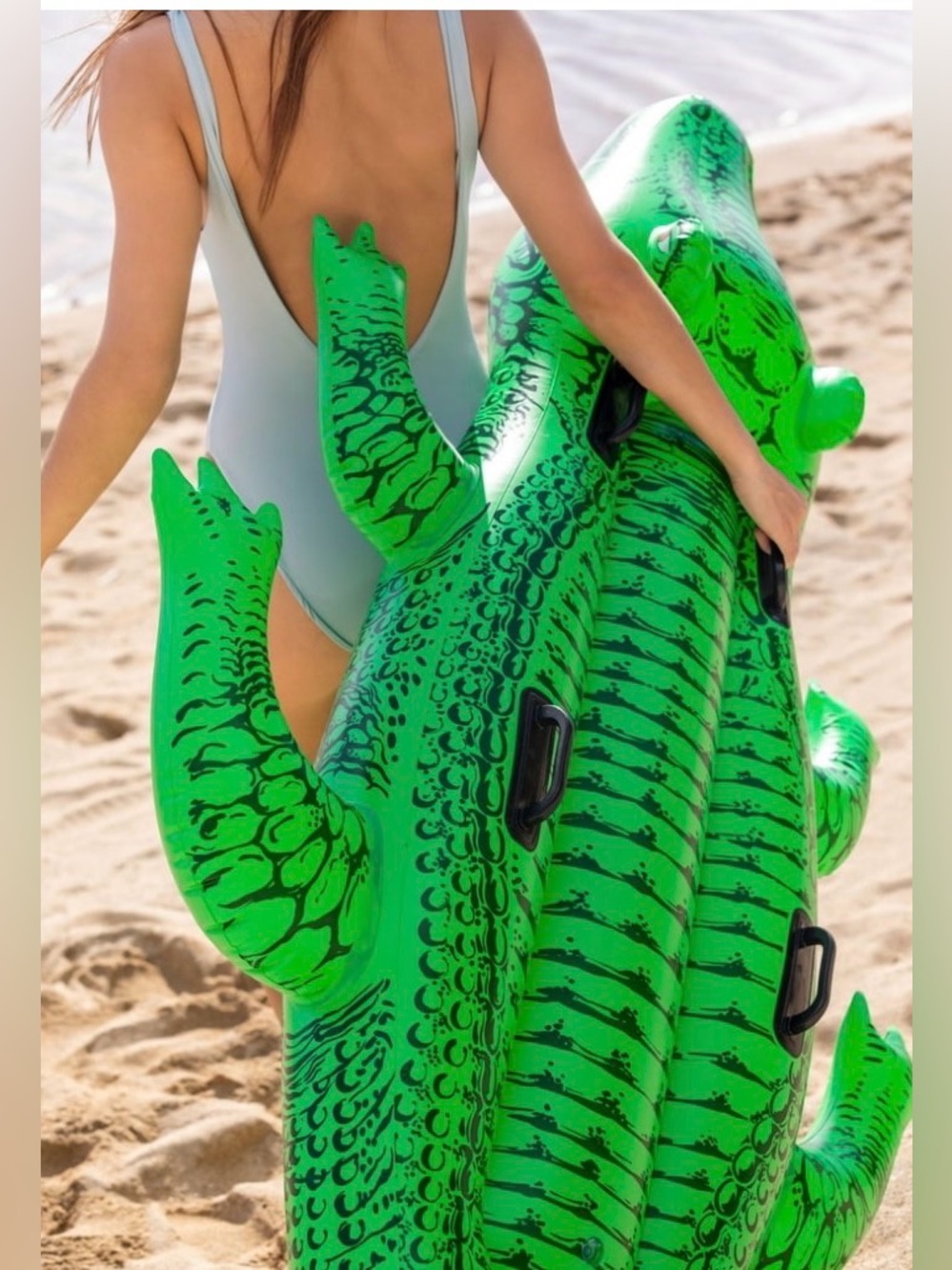 NEW GIANT Oversized Gator Alligator Ride On Inflatable Float Pool Toy 80”
Intex - Picture 5 of 9